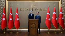 Afyonkarahisar Valisi Doç. Dr. Kübra Güran Yiğitbaşı, Vali İlhami Aktaş'ı ziyaret etti