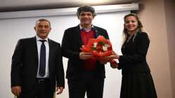Başkan Kocaman'a süpriz karşılama