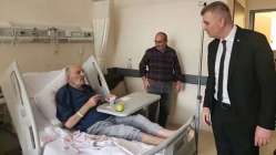 Başkan Sezer'den hastanedeki hemşehrilerine ziyaret