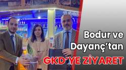 Bodur ve Dayanç’tan GKD’ye ziyaret