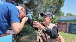 Bu kez hizmet için değil, bayramlaşmak için geldiler