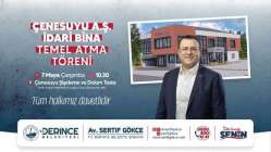 Çenesuyu İdari Binasının Temeli Atılıyor