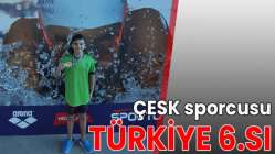 ÇESK sporcusu Türkiye 6.sı