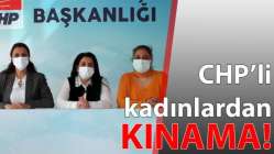 CHP'li kadınlardan kınama