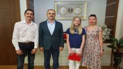 Çiftçi, geleceğin büyük piyanistini ağırladı