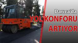 Darıca sahil parkı içerisinde yol konforu arttırılıyor