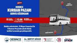 Derince’de Ücretsiz Kurban Pazarı Servisi