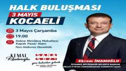 Ekrem İmamoğlu Kocaeli Halk Buluşması için 3 Mayıs’ta Gebze’ye geliyor