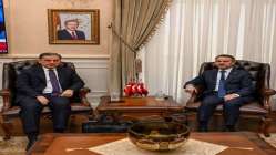 Emekli Vali Ercan Topaca, Vali İlhami Aktaş'ın konuğu oldu