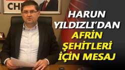 Harun Yıldızlı'dan Afrin şehitleri için mesaj