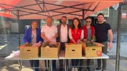 İzmit Belediyesinden halka fide desteği