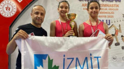 İzmit Belediyesporlu genç cimnastikçiler Türkiye ikincisi oldu