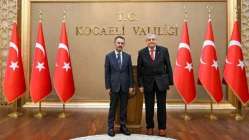 Kocaeli İl Genel Meclisi Eski Başkanı Ali Ayaz, Vali İlhami Aktaş'ı ziyaret etti