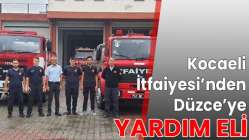 Kocaeli İtfaiyesi’nden Düzce’ye yardım eli