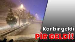 Kocaeli'ye kar bir geldi, pir geldi!