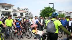 Kocaman’dan gençlerle bisiklet turu