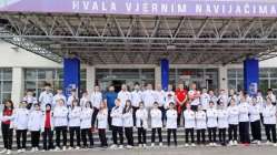 Körfezli genç sporcular 29. Balkan Karate Şampiyonası için Karadağ’da