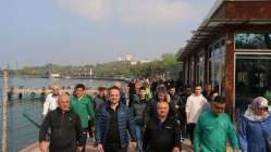 Körfezliler sağlıklı yaşam için yürüdü