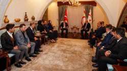 Kuzey Kıbrıs Türk Cumhuriyeti Cumhurbaşkanı Ersin Tatar, KOGİAD heyetini kabul etti