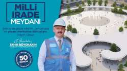 Milli İrade Meydanı’nda temel betonu döküldü