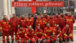 POLİSAN Holding kurtarma ekibiyle Hatay'da