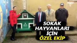 Sokak hayvanları için özel ekip