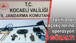 Tarihi eser kaçakçılarına operasyon: 5 gözaltı