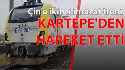 Tren Kartepe'den geçti!