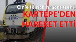 Tren Kartepe'den geçti!