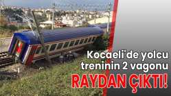 YOLCU TRENİ RAYDAN ÇIKTI!