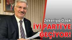 Zekeriya Özak, İYİ Parti'ye geçiyor
