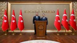 Zonguldak Valisi Osman Hacıbektaşoğlu, Vali İlhami Aktaş’ı ziyaret etti