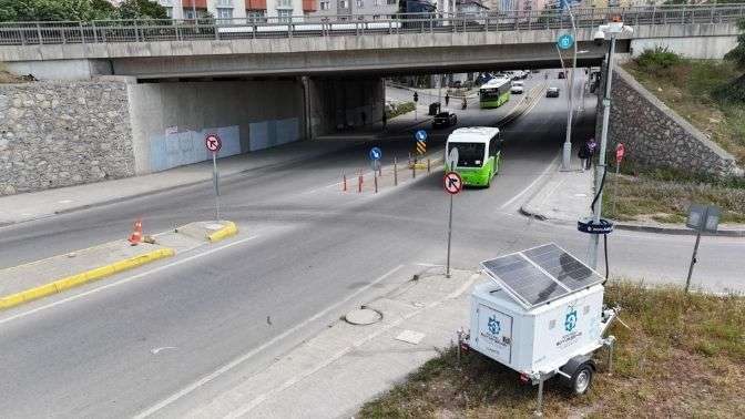 Trafik düzenlemeleri bu kameralarla yapılıyor