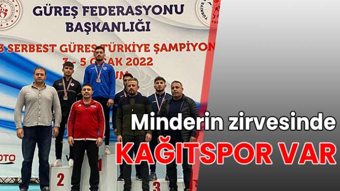 U23 serbest güreşte kağıtspor 5.