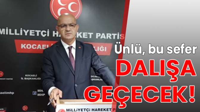 Ünlü dalışa geçecek!