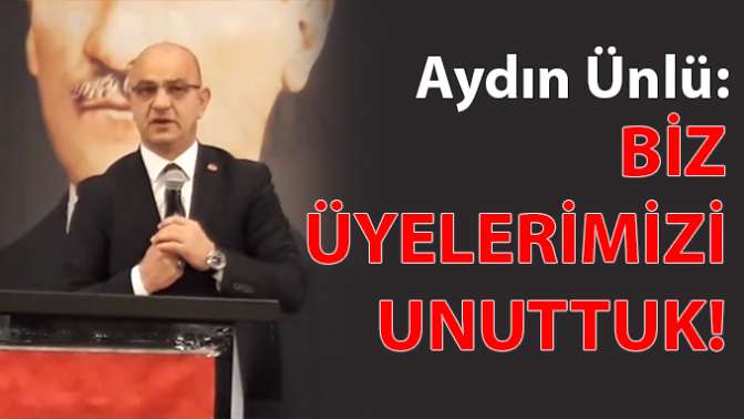 Üyelerimizi unuttuk