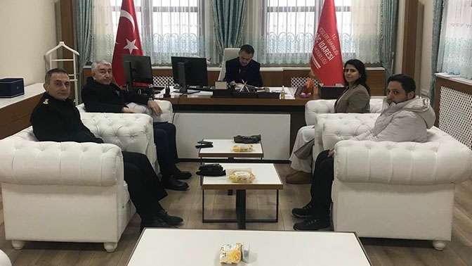Vali Aktaş, İl Göç İdaresinde incelemelerde bulundu