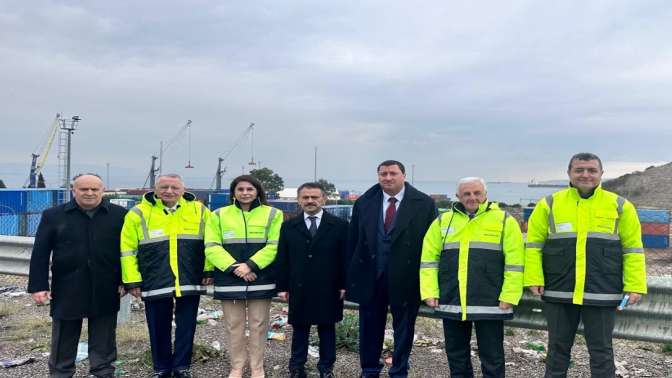 Vali İlhami Aktaş, Beldeport Limanını Ziyaret Etti