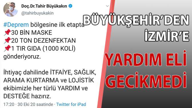 YARDIM YOLA ÇIKTI