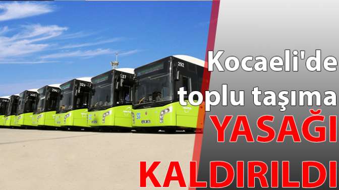 Yasak kaldırıldı