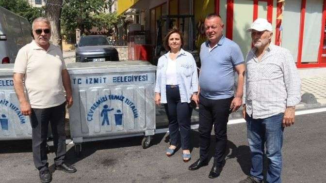 Yenişehir’de daha temiz bir İzmit için konteyner değişimi