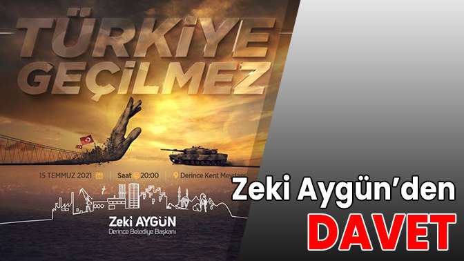 Zeki Aygünden davet