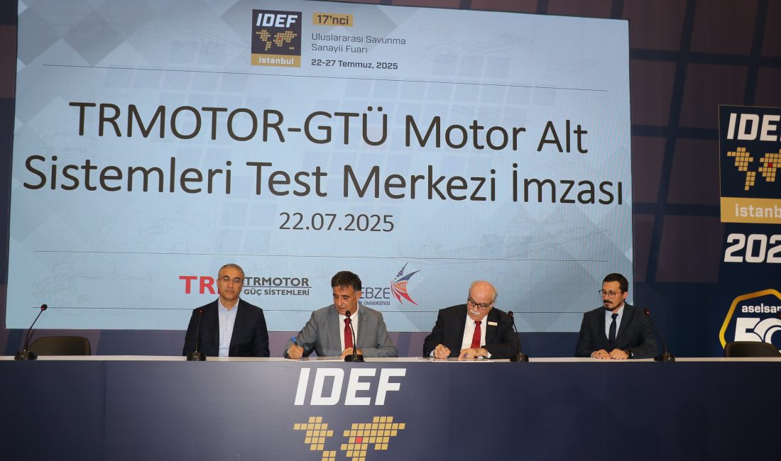 Gebze Teknik Üniversitesi (GTÜ) ve TRMOTOR Güç Sistemleri A.Ş., IDEF