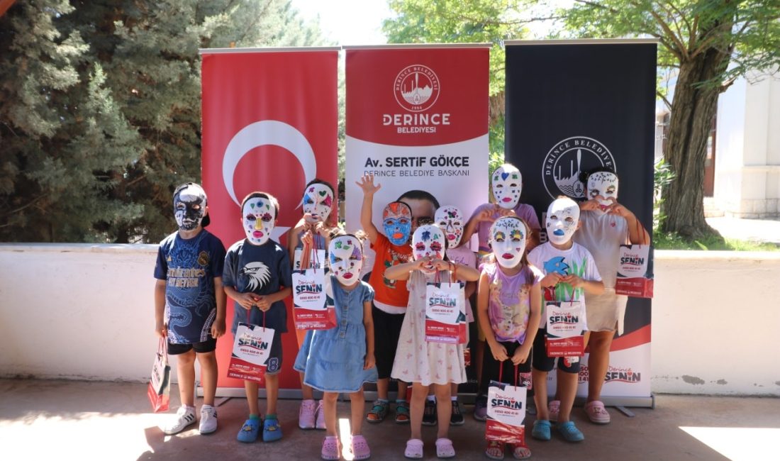 Derince Belediyesi’nin yaz döneminde düzenlediği Çocuk Şenlikleri ve Çocuk Atölyeleri