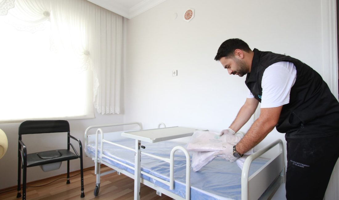 Büyükşehir Belediyesi, çeşitli rahatsızlıklardan dolayı yatağa bağımlı olan bireylere ve