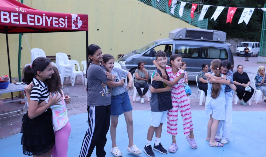 İzmit Belediyesi tarafından, çocukların yaz aylarında keyifli vakit geçirmesi adına