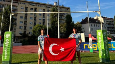 Türkiye U18 kadın ve erkek ragbi milli takımları Avrupa Trophy