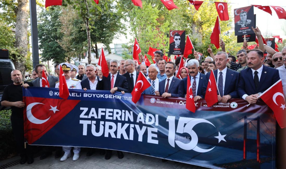Kocaeli Valiliği, Kocaeli Büyükşehir Belediyesi ve sivil toplum kuruluşlarının 15