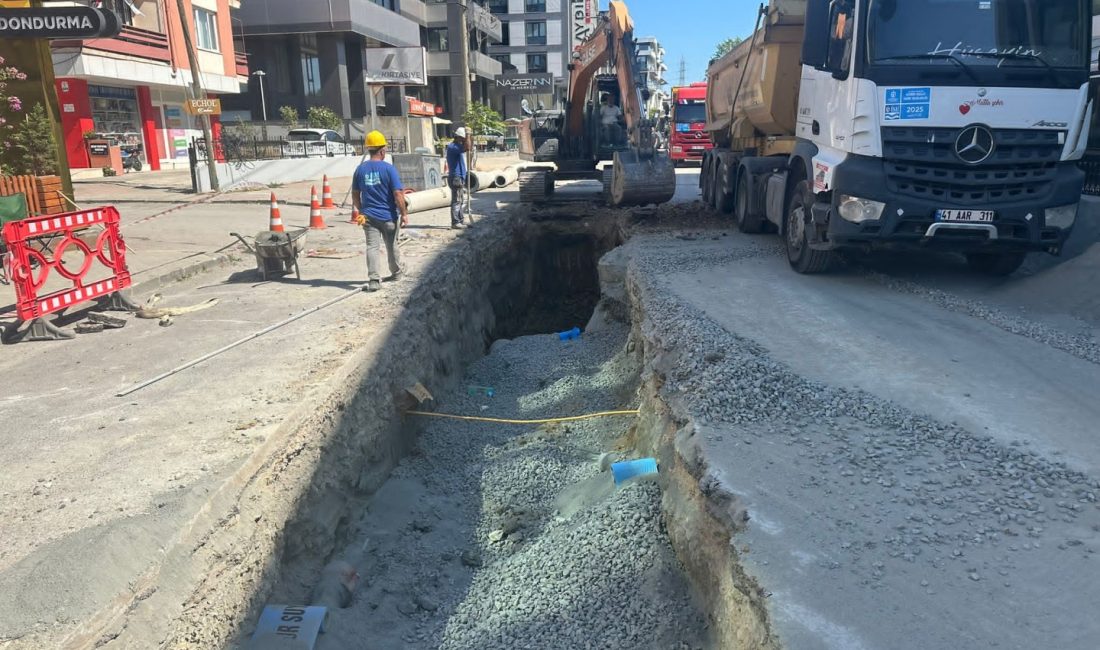 Kocaeli Büyükşehir Belediyesi İSU Genel Müdürlüğü, İzmit Yahyakaptan Mahallesi’nde kapsamlı