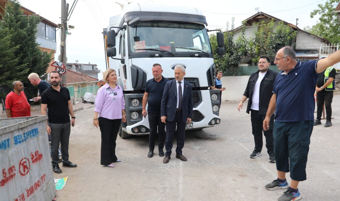 Fatma Başkan, haftanın ilk gününde mahalleleri denetleyip düzensiz katı atık